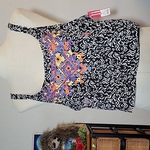 XHILARATION XXL Embroidered Crop